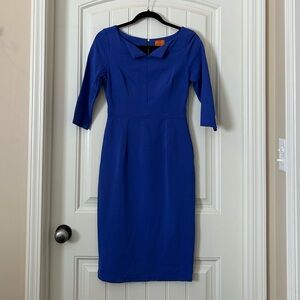 Elegant Blue Women's Dress